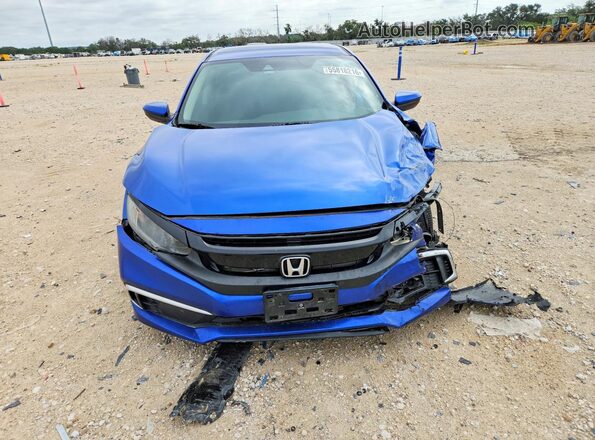 19XFC2F63KE036574 2019 HONDA CIVIC Blue Vista frontal