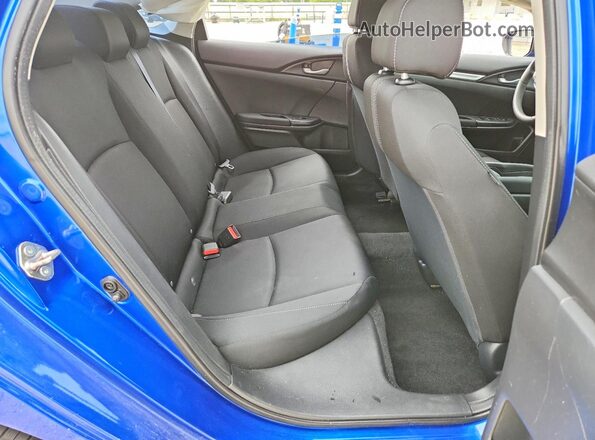 19XFC2F63KE036574 2019 HONDA CIVIC Blue Vista de los asientos traseros
