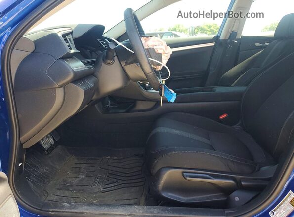 19XFC2F63LE027150 2020 HONDA CIVIC Blue Front interior view