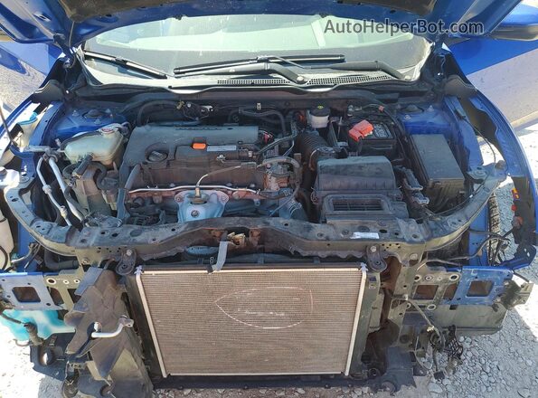 19XFC2F63LE027150 2020 HONDA CIVIC Blue Rear interior view