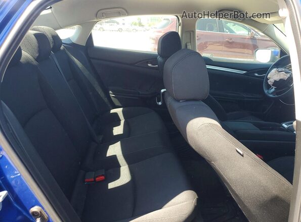 19XFC2F63LE027150 2020 HONDA CIVIC Blue Rear seats view