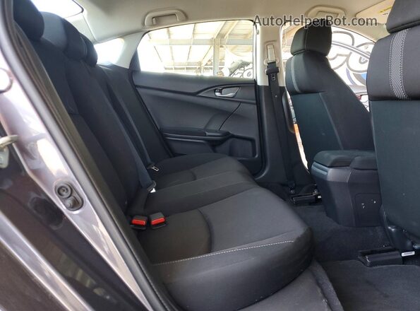 19XFC2F64LE209598 2020 HONDA CIVIC Gray Vista de los asientos traseros