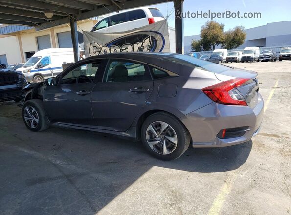 19XFC2F64LE209598 2020 HONDA CIVIC Gray Trasero izquierdo