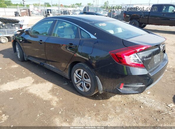 19XFC2F65JE039975 2018 HONDA CIVIC Black Tył lewy