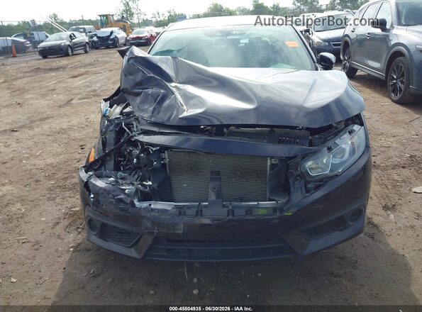 19XFC2F65JE039975 2018 HONDA CIVIC Black Widok z przodu