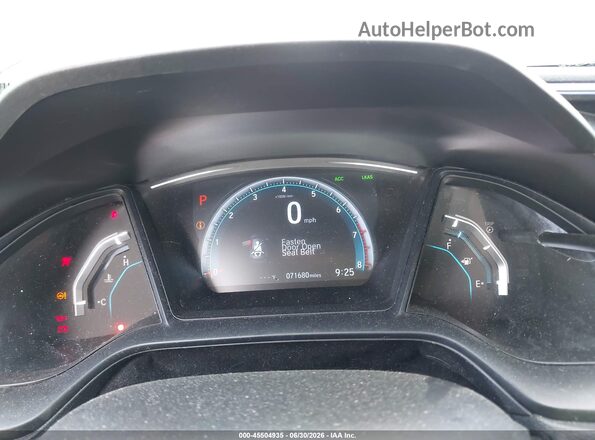 19XFC2F65JE039975 2018 HONDA CIVIC Black Widok tylnych siedzeń