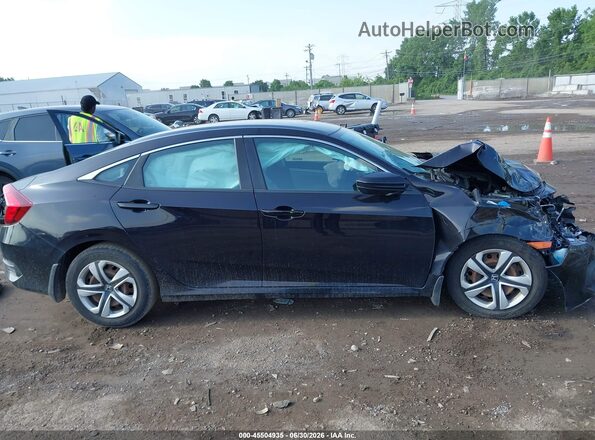 19XFC2F65JE039975 2018 HONDA CIVIC Black Widok wnętrza z tyłu