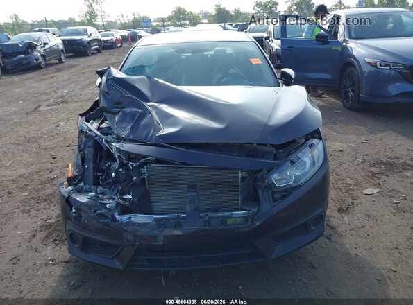 19XFC2F65JE039975 2018 HONDA CIVIC Black Widok zestawu wskaźników