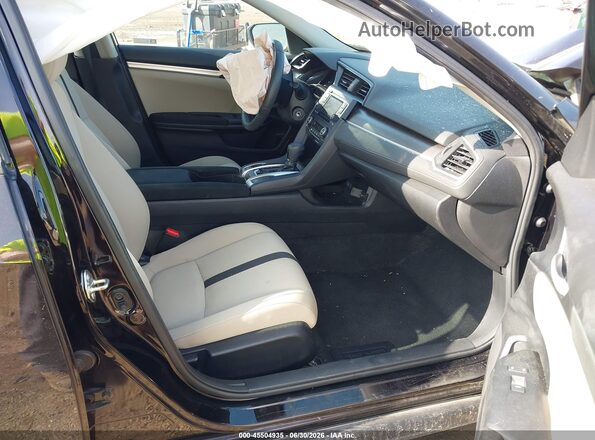 19XFC2F65JE039975 2018 HONDA CIVIC Black Widok wnętrza z przodu