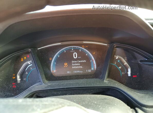 19XFC2F65KE010557 2019 HONDA CIVIC Black Սարքավորումների վահանակի տեսք