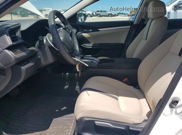19XFC2F65KE014012 2019 HONDA CIVIC White Front interior view