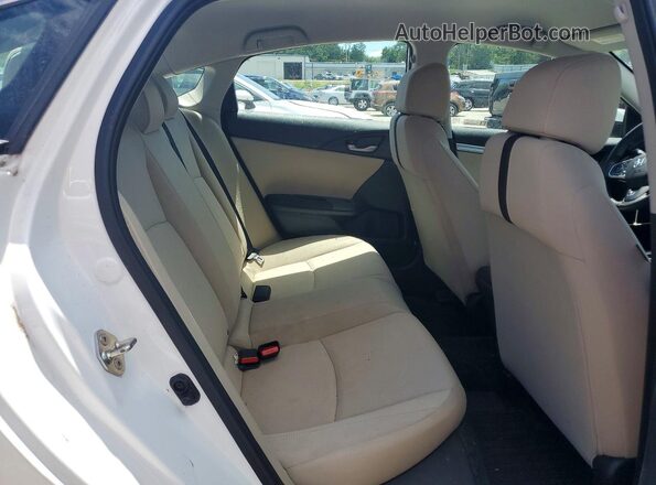 19XFC2F65KE014012 2019 HONDA CIVIC White Rear seats view