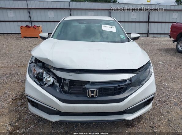 19XFC2F65KE040528 2019 HONDA CIVIC Белый Вид щитка приборов