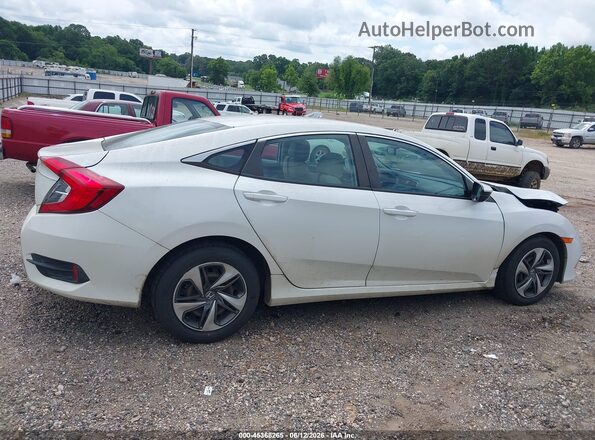 19XFC2F65KE040528 2019 HONDA CIVIC Белый Вид задней части салона
