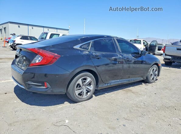 19XFC2F65LE001293 2020 HONDA CIVIC Black უკანა მარჯვენა