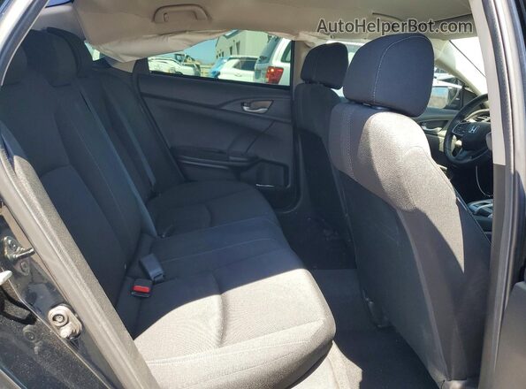 19XFC2F65LE001293 2020 HONDA CIVIC Black უკანა სავარძლების ხედი