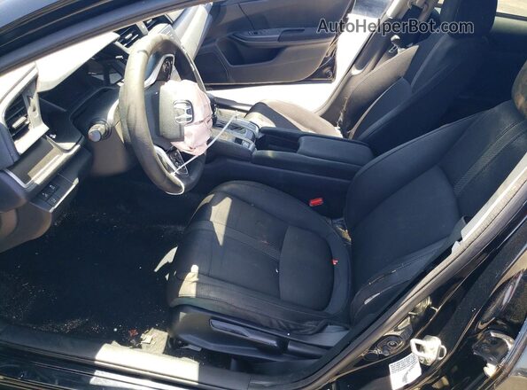 19XFC2F65LE210968 2020 HONDA CIVIC Black Front interior view
