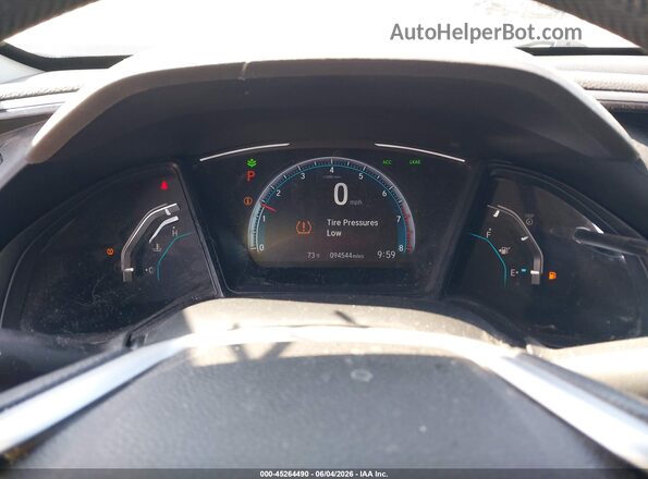19XFC2F65LE213160 2020 HONDA CIVIC Черный Вид задних сидений