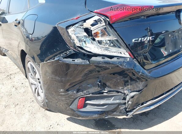 19XFC2F65LE213160 2020 HONDA CIVIC Черный Вид спереди