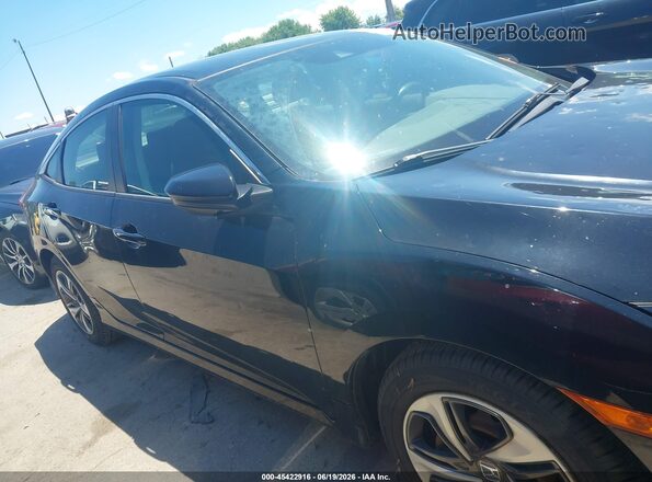 19XFC2F66KE011846 2019 HONDA CIVIC Black Rear interior view
