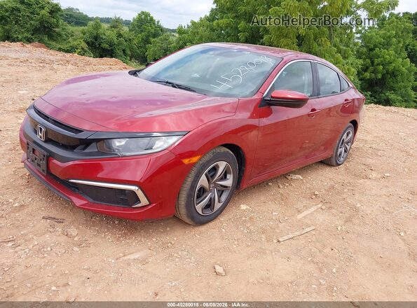 19XFC2F66KE028257 2019 HONDA CIVIC Red Vista tres cuartos delantera izquierda