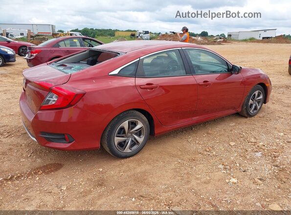 19XFC2F66KE028257 2019 HONDA CIVIC Red Trasero derecho