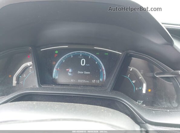 19XFC2F66KE028257 2019 HONDA CIVIC Red Vista de los asientos traseros