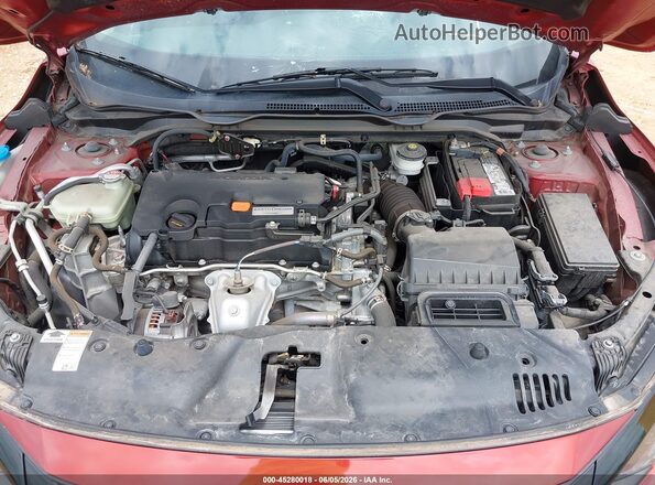 19XFC2F66KE028257 2019 HONDA CIVIC Red Vista trasera