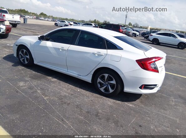 19XFC2F66KE038822 2019 HONDA CIVIC White Задня ліва чверть
