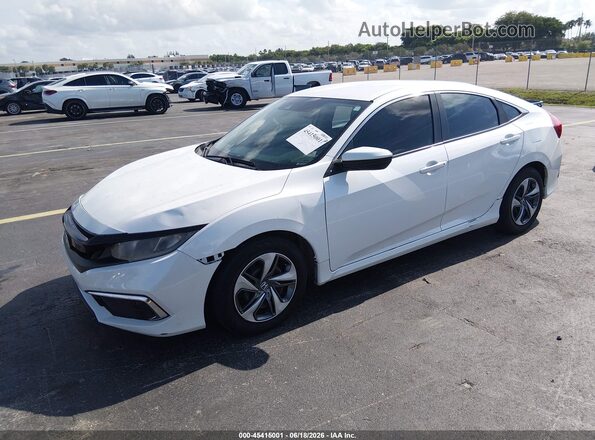 19XFC2F66KE038822 2019 HONDA CIVIC White Передня ліва чверть