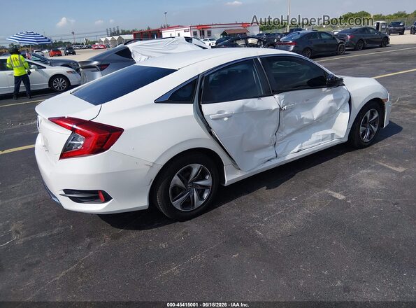 19XFC2F66KE038822 2019 HONDA CIVIC White Задня права чверть