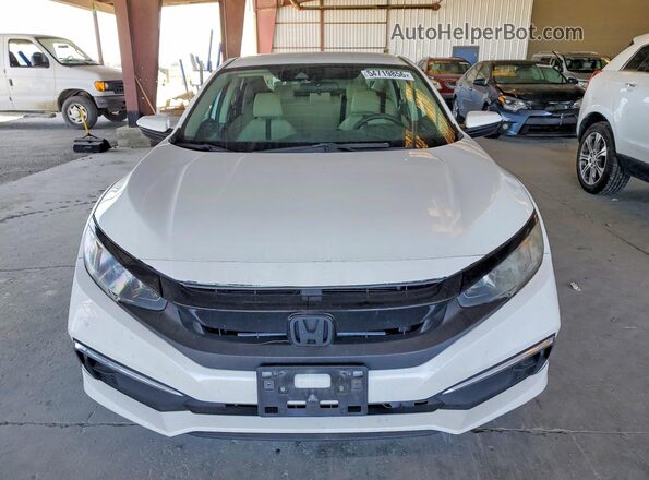 19XFC2F66KE204689 2019 HONDA CIVIC White Դիմացի տեսք