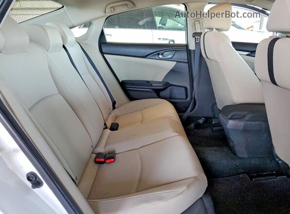 19XFC2F66KE204689 2019 HONDA CIVIC White Հետևի նստատեղերի տեսք