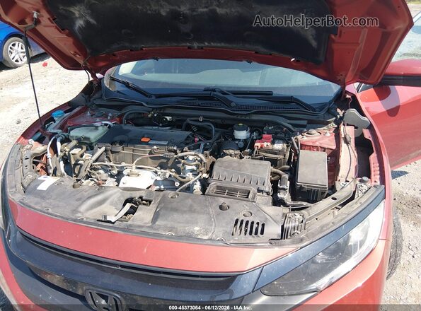 19XFC2F66KE211559 2019 HONDA CIVIC Red უკანა ხედი