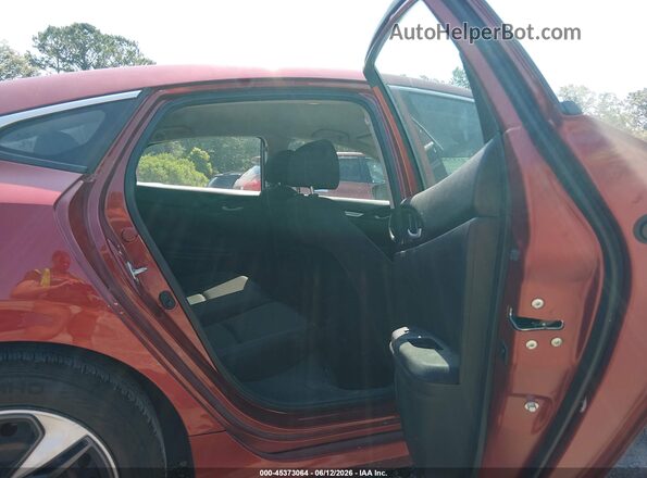 19XFC2F66KE211559 2019 HONDA CIVIC Red VIN კოდის სტიკერის ხედი