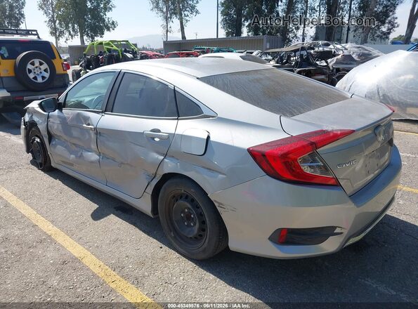 19XFC2F66LE206282 2020 HONDA CIVIC Silver Հետևի ձախ