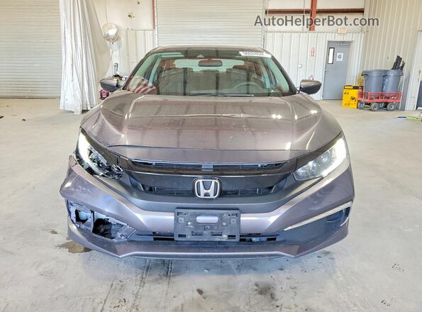 19XFC2F66LE215242 2020 HONDA CIVIC Gray Front view