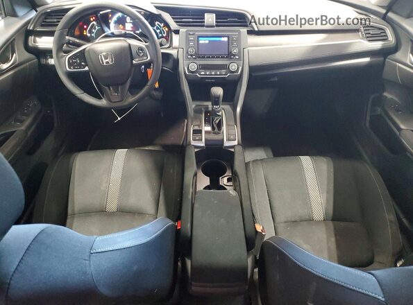 19XFC2F66LE215242 2020 HONDA CIVIC Gray Dashboard view