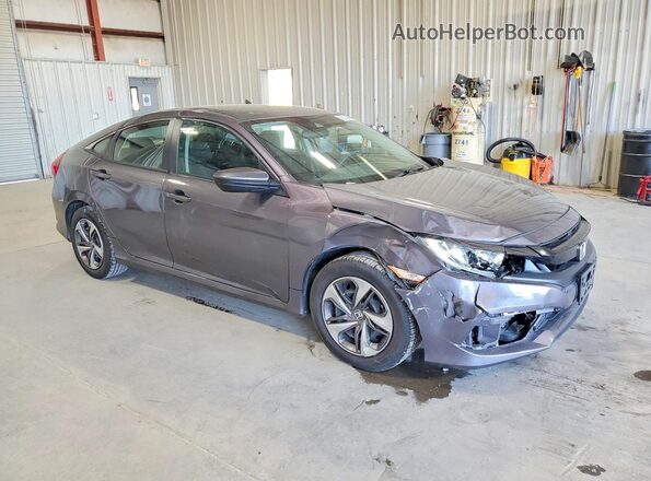 19XFC2F66LE215242 2020 HONDA CIVIC Gray Front right