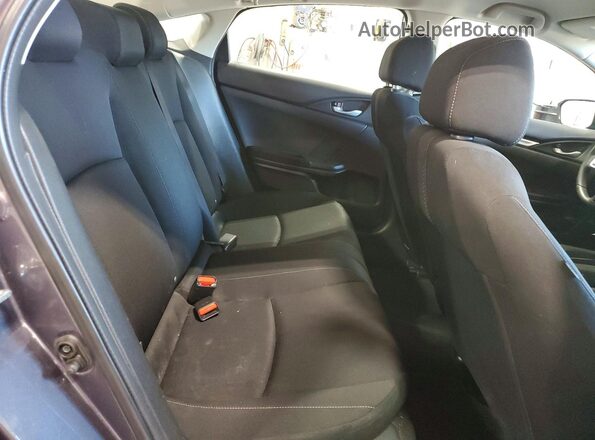 19XFC2F66LE215242 2020 HONDA CIVIC Gray Rear seats view