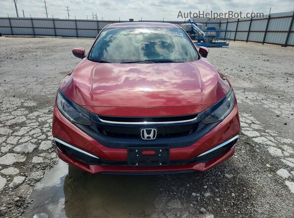 19XFC2F67KE003741 2019 HONDA CIVIC Red Vista frontal