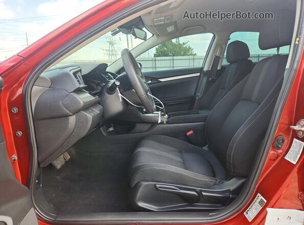 19XFC2F67KE003741 2019 HONDA CIVIC Red Vista interior delantera