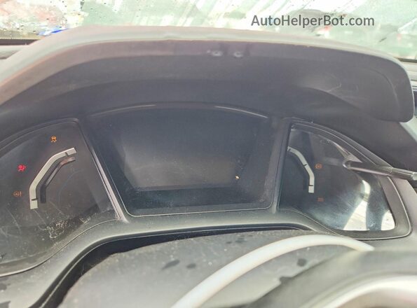 19XFC2F67KE003741 2019 HONDA CIVIC Red Vista del cuadro de instrumentos