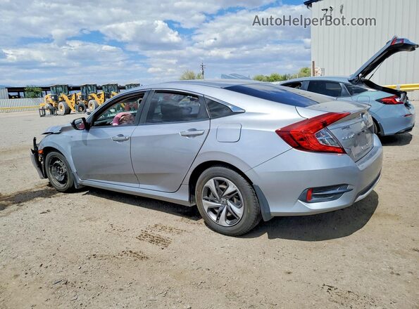 19XFC2F67KE203647 2019 HONDA CIVIC Silver Trasero izquierdo