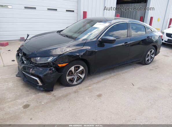 19XFC2F67LE027040 2020 HONDA CIVIC Black Vista tres cuartos delantera izquierda