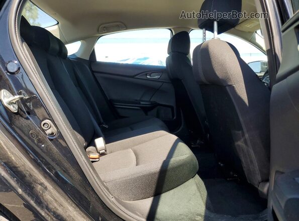 19XFC2F67LE215492 2020 HONDA CIVIC Black უკანა სავარძლების ხედი