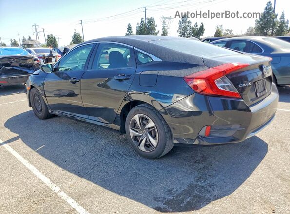 19XFC2F67LE215492 2020 HONDA CIVIC Black უკანა მარცხენა