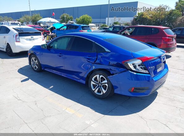 19XFC2F68GE223445 2016 HONDA CIVIC Blue Հետևի ձախ
