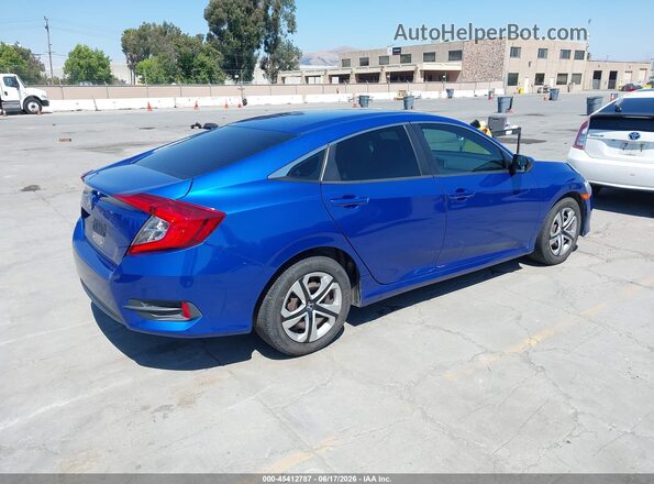 19XFC2F68GE223445 2016 HONDA CIVIC Blue Հետևի աջ