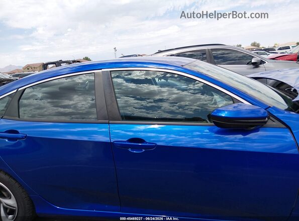 19XFC2F68KE045206 2019 HONDA CIVIC Blue Widok wnętrza z tyłu